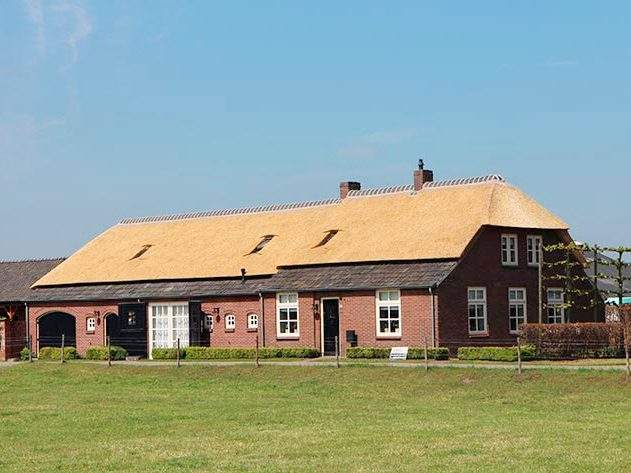 Referentie Rietdekkersbedrijf Molenaar: rieten dak woonboerderij Oss